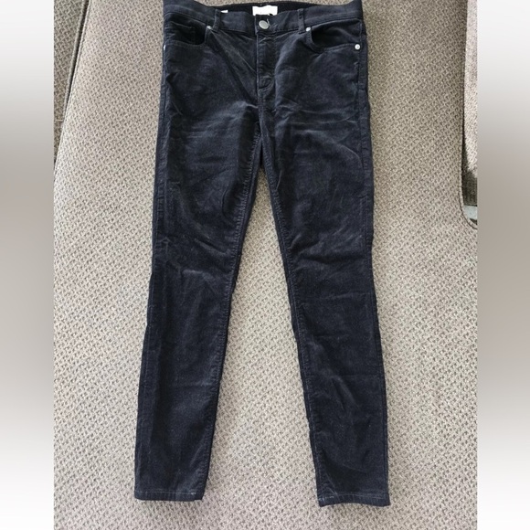 Loft Courdory Pants Women Size 6P Black  Signature Modern Skinny Retro 30x26 - Picture 11 of 13